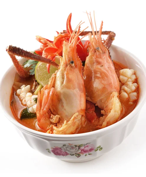 Thailändisches Essen Tom Yum Goong — Stockfoto