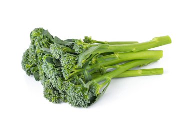 Brokoli beyaz arkaplanda izole edildi