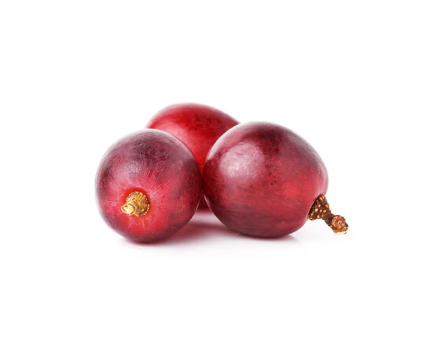 Red Grape Isolated White Background — Stock Photo, Image