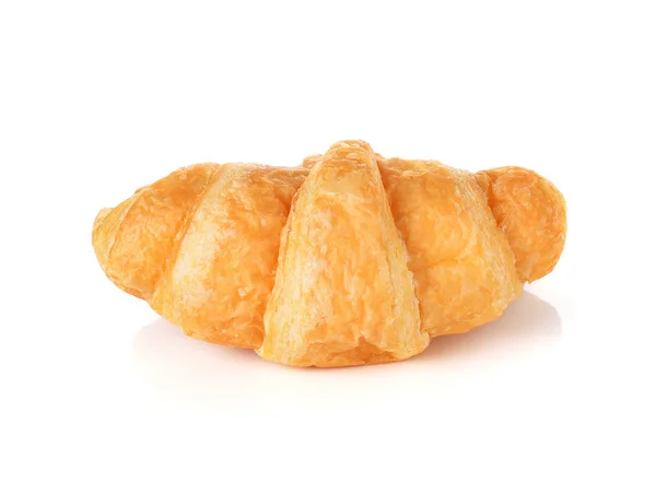 Croissant Bílém Pozadí — Stock fotografie