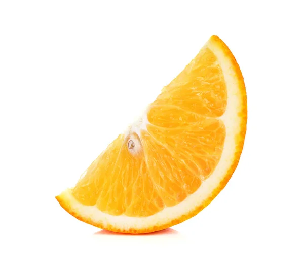 Orange Fruit Sliced Isolated White Background — Stock Photo, Image