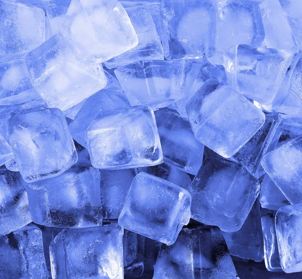 파란색으로 칠해져 얼음의 — 스톡 사진