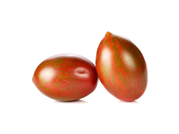 Tomat Coklat Atau Tomat Warna Coklat Pada Latar Belakang Putih — Stok Foto