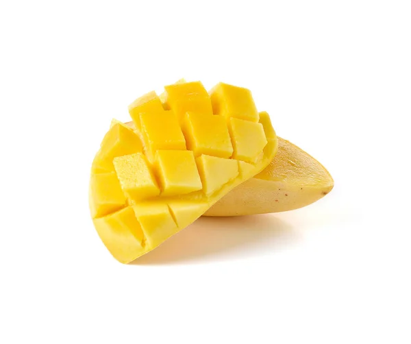 Fruto Mango Aislado Sobre Fondo Blanco — Foto de Stock