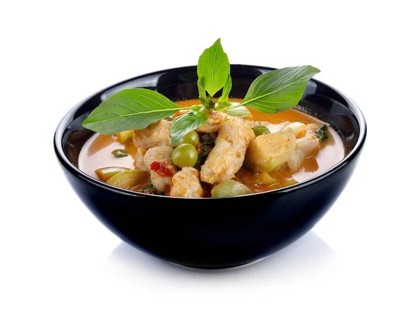 Thai Curry Auf Weiß — Stockfoto