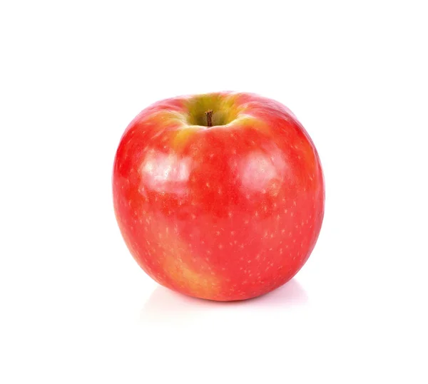 白色背景的鲜红苹果 — 图库照片
