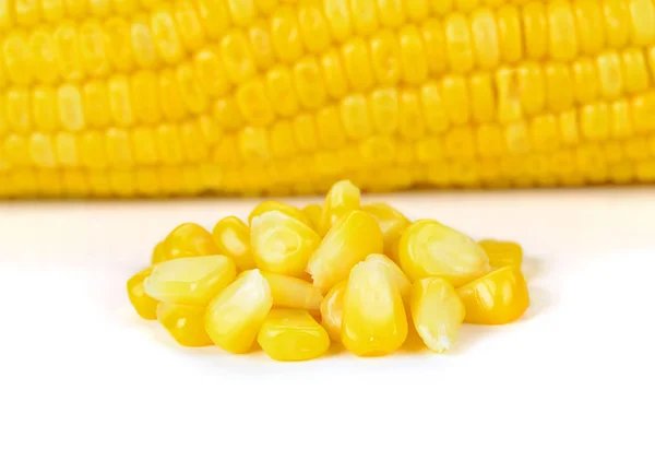 Édes Egész Kernel Kukorica — Stock Fotó