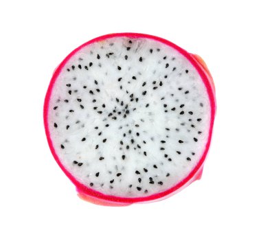 Beyaz arkaplanda Ejder Meyvesi izole