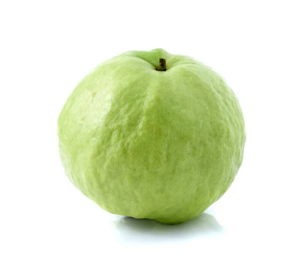 Guava Frukt Vit Bakgrund — Stockfoto