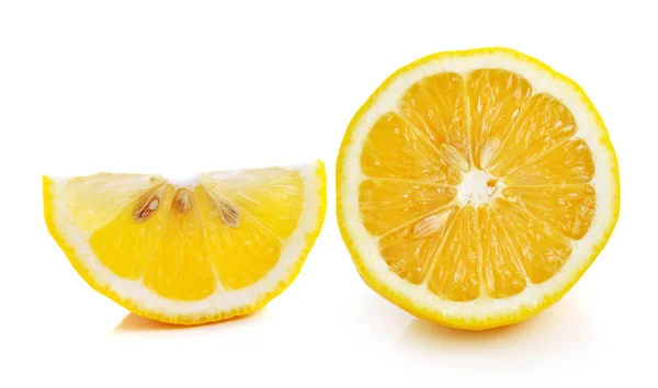 Lemon Isolated White Background — Stock Photo, Image