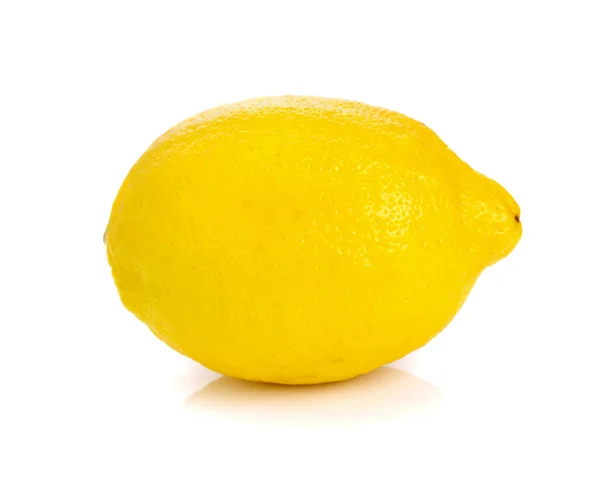 Frische Zitrone Isoliert Auf Weißem Hintergrund — Stockfoto