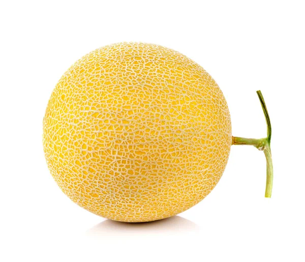 Cantaloupe Melon White Background — Stock Photo, Image