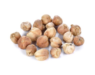 Beyaz arka plan üzerinde izole kakule tohumu