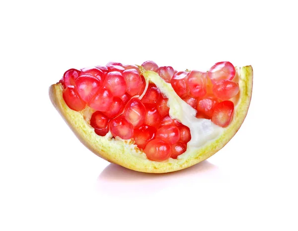 Pomegranate Seeds White Background — Stock Photo, Image