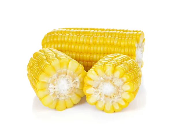 Sweet Corn Isolated White Background — Stock Photo, Image