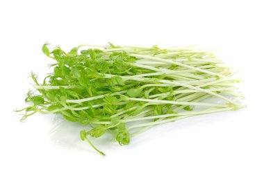 Yeşil bezelye lahanası beyaz izole