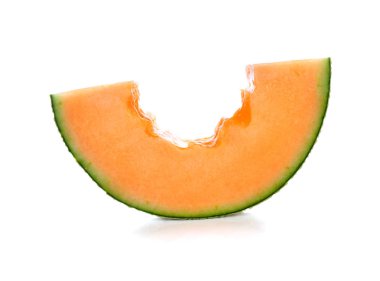 kavun beyaz arkaplanda izole.