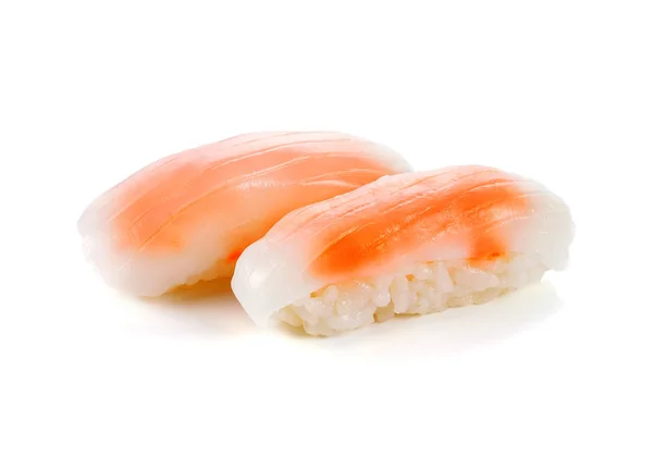 Sushi Geïsoleerd Witte Achtergrond — Stockfoto