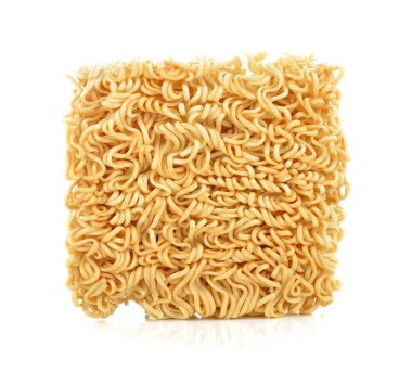 Instant noodles isolated on white background clipart