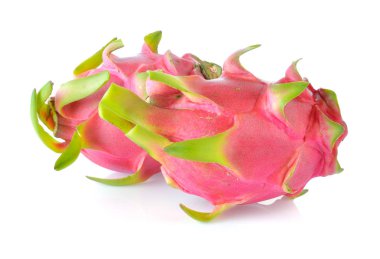 Beyaz arkaplanda Ejder Meyvesi izole