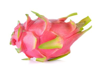 Beyaz arkaplanda Ejder Meyvesi izole