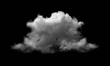 Siyah arkaplanda beyaz bulutlar