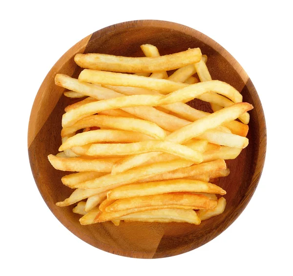 Papas Fritas Sobre Fondo Blanco — Foto de Stock