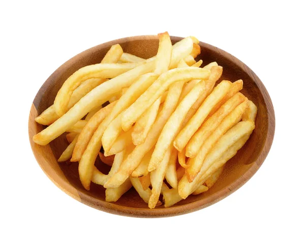 Étvágygerjesztő Sült Krumpli Egy Fehér Háttér — Stock Fotó