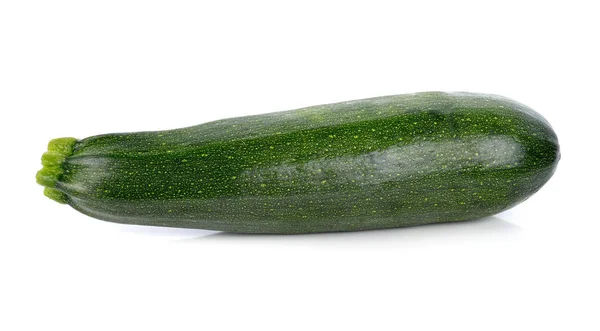 Zucchine Isolate Fondo Bianco — Foto Stock