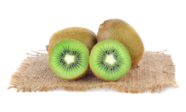 Kiwi Frutas Isoladas Sobre Fundo Branco — Fotografia de Stock