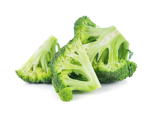 Fresh Broccoli Isolated White Background — Stock Photo, Image