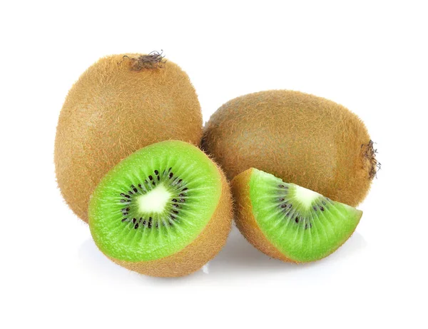 Kiwi Frutas Isoladas Sobre Fundo Branco — Fotografia de Stock