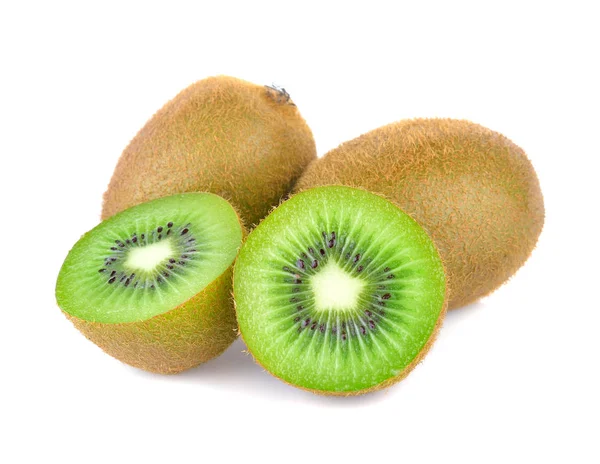 Kiwi Frutas Isoladas Sobre Fundo Branco — Fotografia de Stock