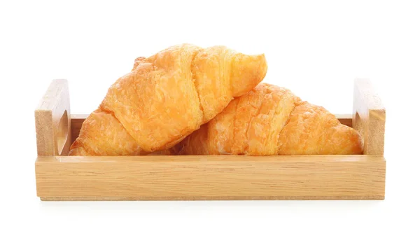 Tasty Croissant White Background — Stock Photo, Image