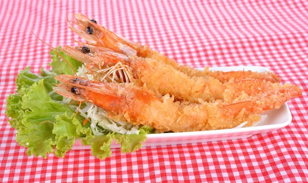Japanese food - fried tempura shrimps