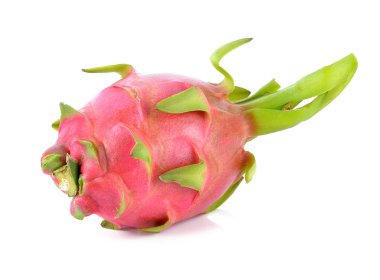 Beyaz arkaplanda Ejder Meyvesi izole