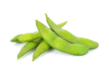 edamame, boiled green soy beans, japanese food clipart