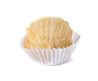 Çin böreği Mung fasulye / Çin Festival meze beyaz arka plan üzerinde