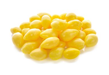 Beyaz arka plan üzerinde Ginkgo Fındık