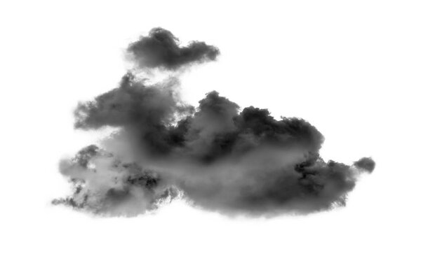 clouds isolated on white background