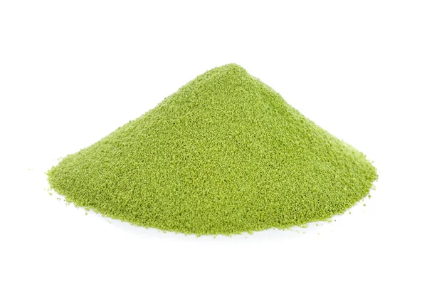 Chá Verde Matcha Isolado Branco — Fotografia de Stock