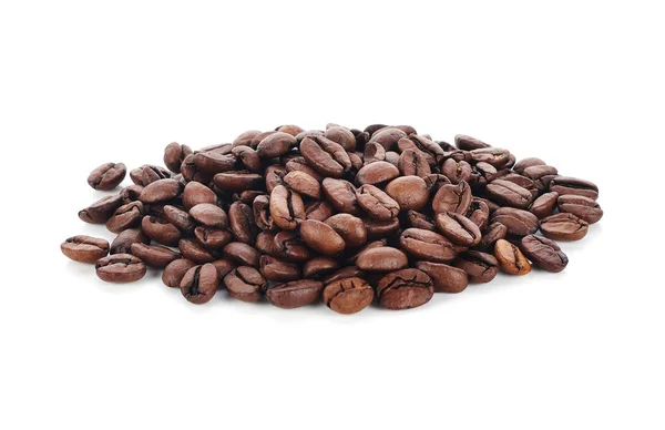Kávébab Izolált Fehér Alapon — Stock Fotó