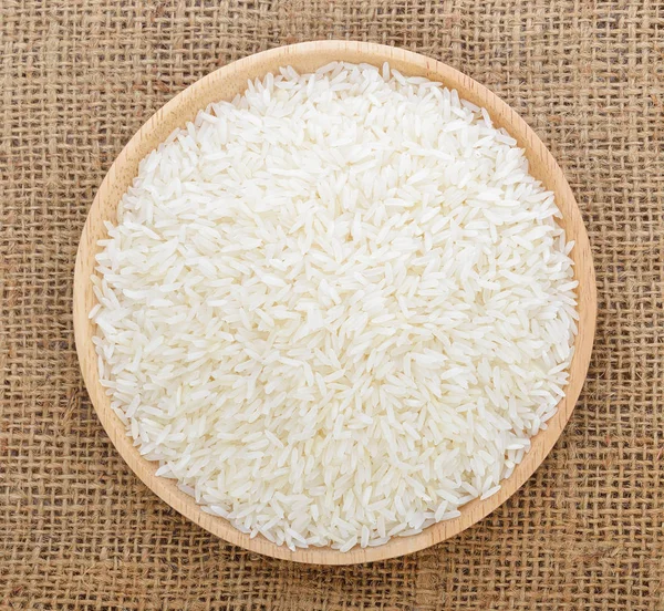 White Rice Thai Jasmine Rice — Stock Photo, Image