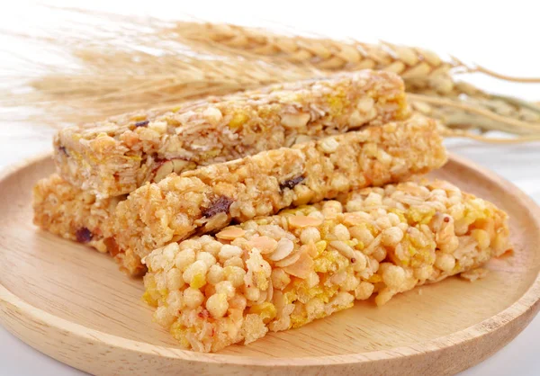 Muesli Cereali Bar Colazione Sana Granola — Foto Stock