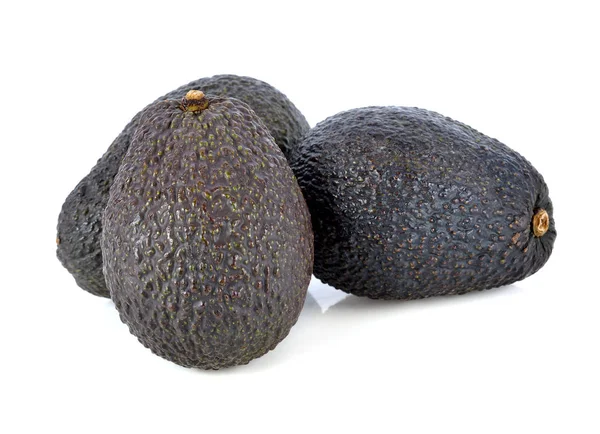 Vers Avocado Fruit Geïsoleerd Wit — Stockfoto