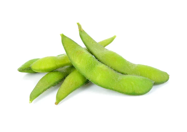 Edamame Zöld Szójabab Főtt Japán Étel — Stock Fotó