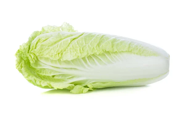 Fresh Chinese Cabbage White Background — Stock Photo, Image