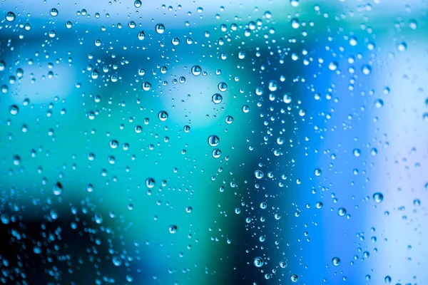 Rain Drops Water Drops Rain Window Glass — Stock Photo, Image