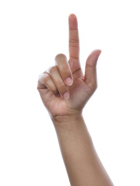 Eller touch ya da bir şey için tıklatın