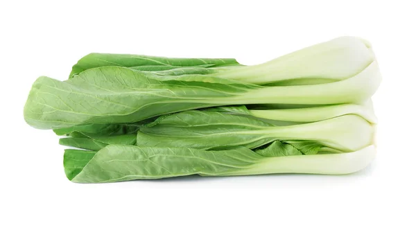 Bok Choy Vegetabiliska Isolerad Den Vita Bakgrunden — Stockfoto